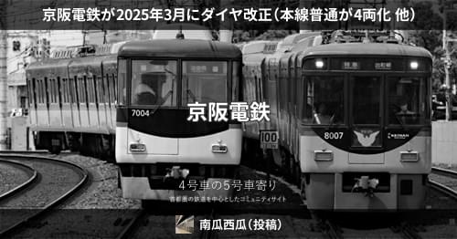 1980'京阪時刻表(京阪電車開業70周年記念) - 銀河