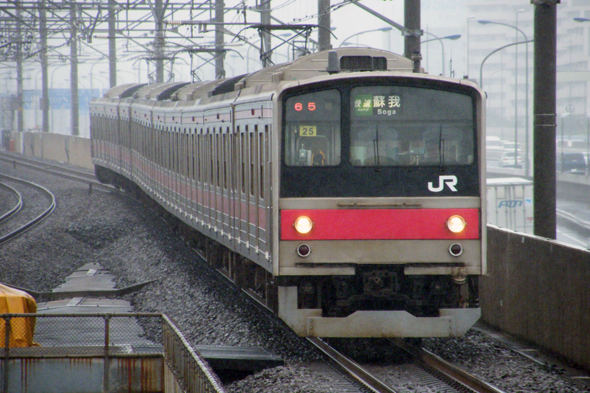 205系ケヨ21編成 – 4号車の5号車寄り