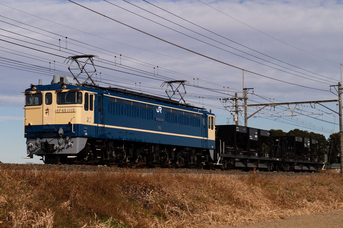 EF65 1103号機 運用履歴 – 4号車の5号車寄り