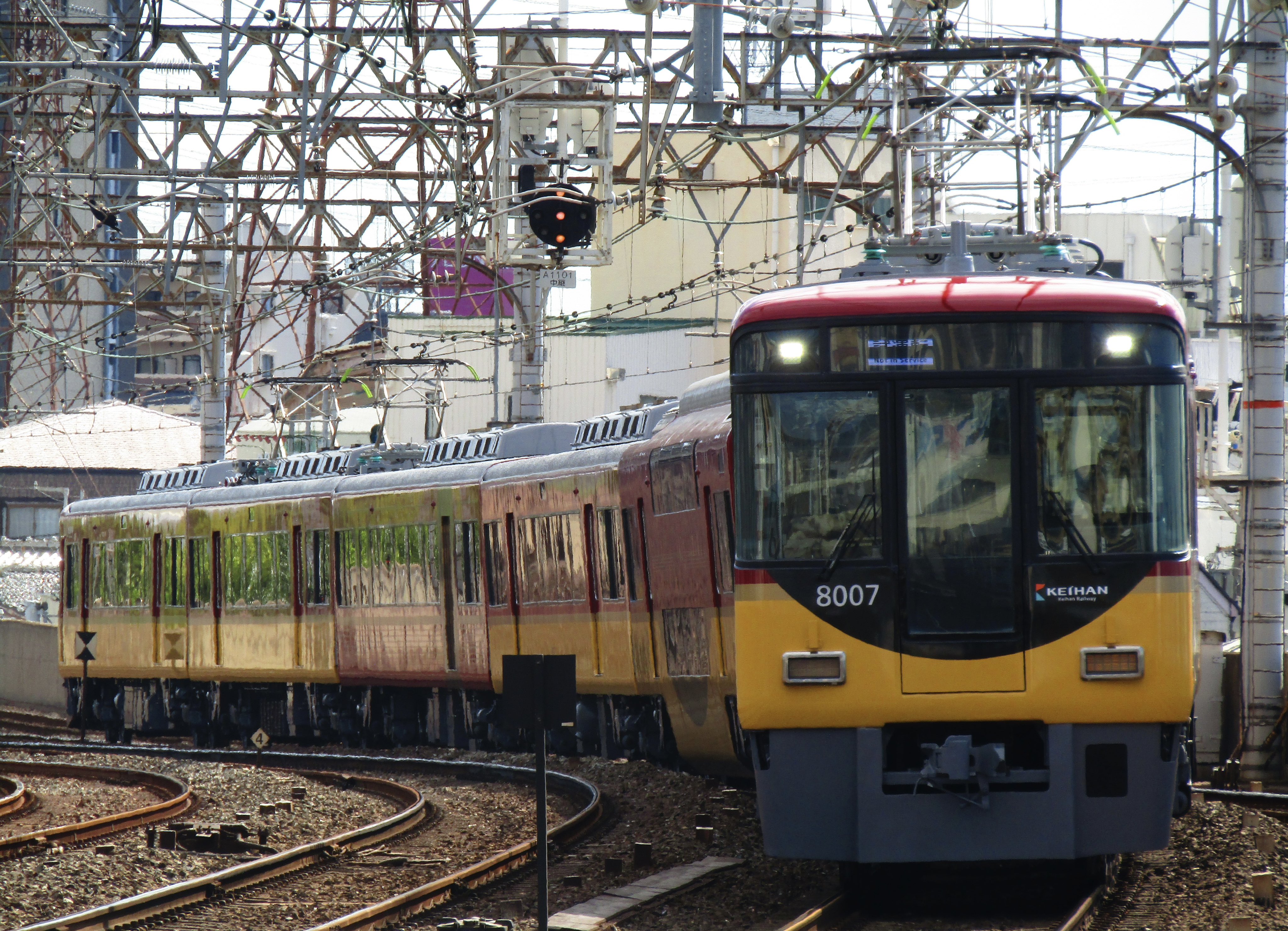 8000系8007F補助電源装置更新出場 – 4号車の5号車寄り