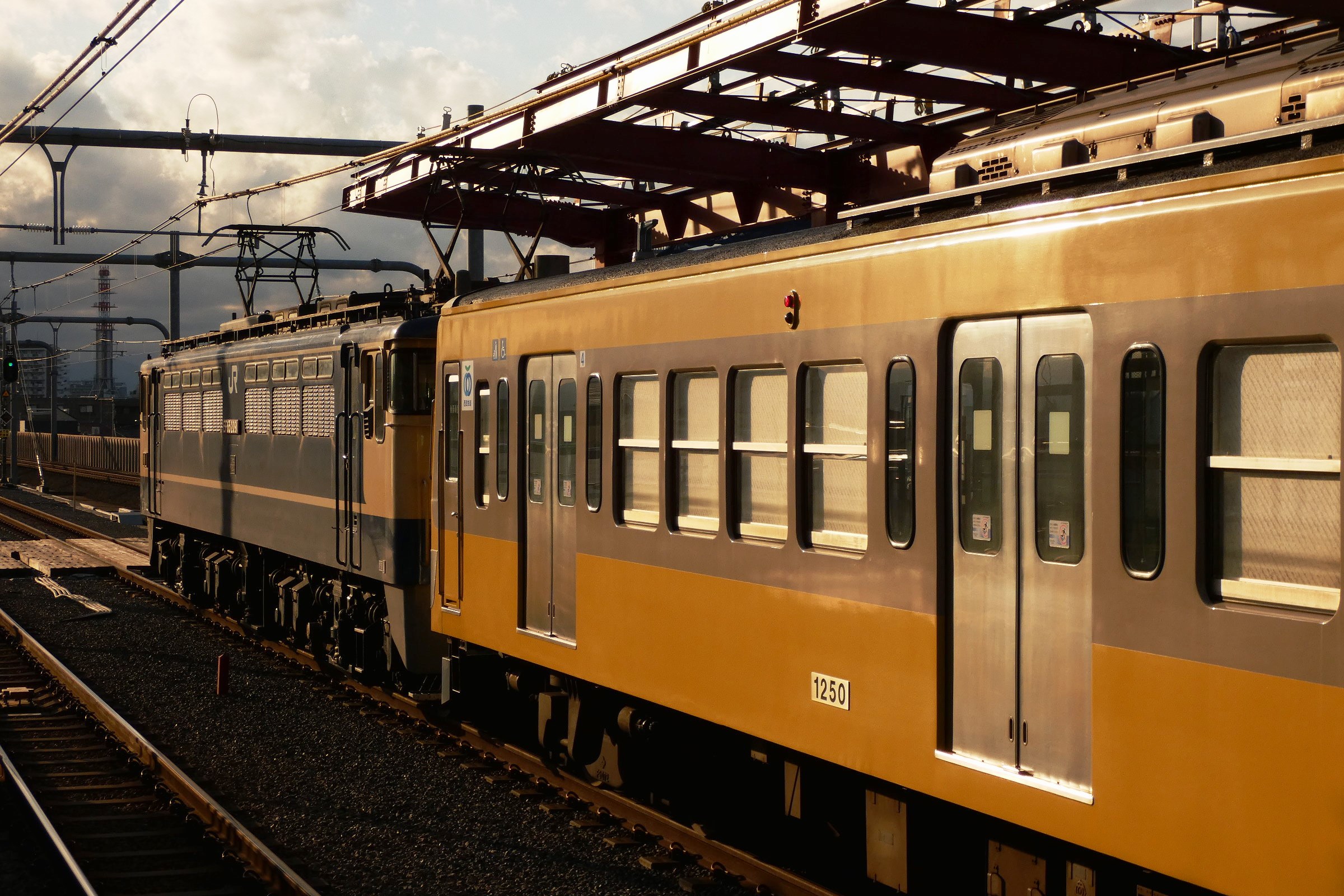 西武新101系245F及び249Fが輸送される – 4号車の5号車寄り